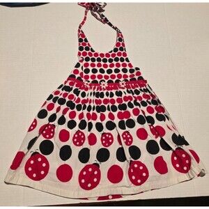 Polka Dot Lady Bug Halter Dress Baby Size 24 Months RVE K!DS Collection